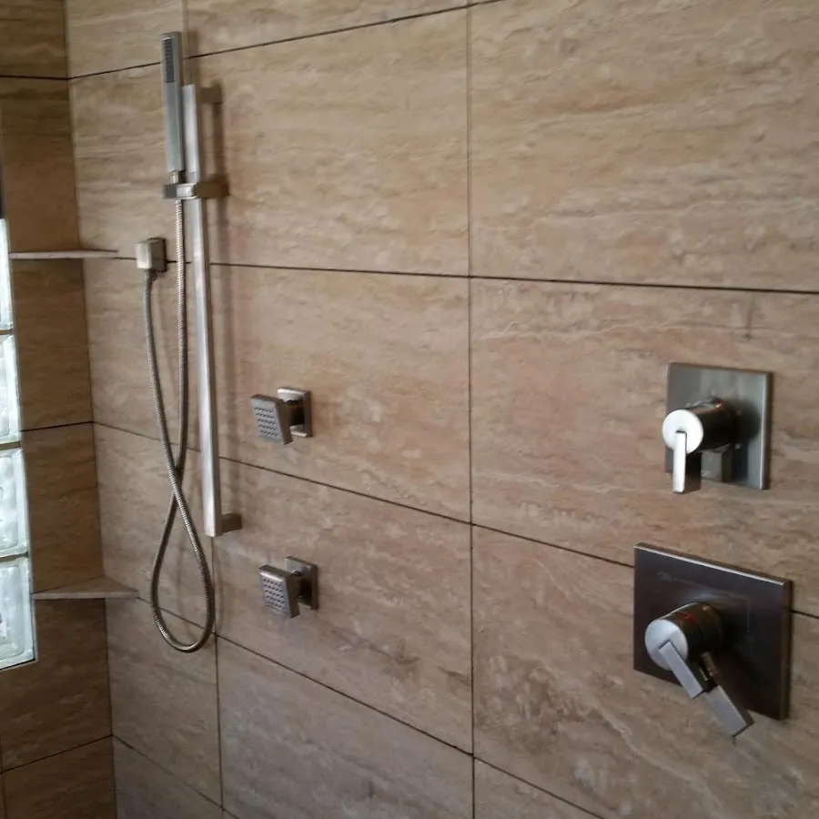 Shower fixture installation for Water Heater Replacement in Lehigh